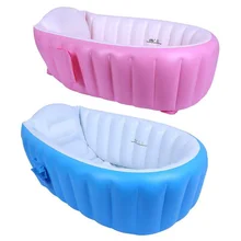 Для маленьких малышей Лето Портативный надувная Ванна новорожденных ПВХ Сафти Толстая Ванна Плавательный PoolYS-34