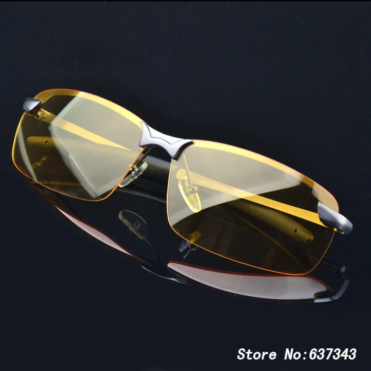 New Men Polarized Night Vision Sunglasses Driving Glasses Anti vertigo