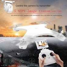 W606-5G 5.8G FPV RC Drone with HD Camera 720P RTF 2.4G 4CH 6Axis Gyro RC Quadcopter Built-in LCD Screen Radio Control