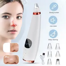 Черная точка вакуумной usb зарядки Blackhead машина для чистки лица для женщин