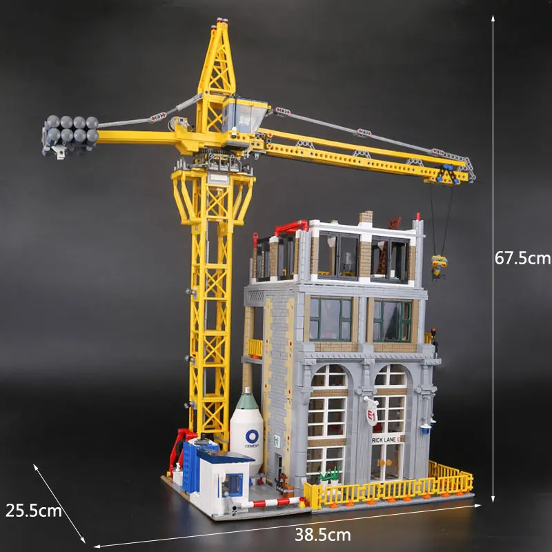 

15031 Genuine MOC Building Series construction with Crane Set Building Blocks Bricks Christmas Gifts legoINGlys 4425Pcs