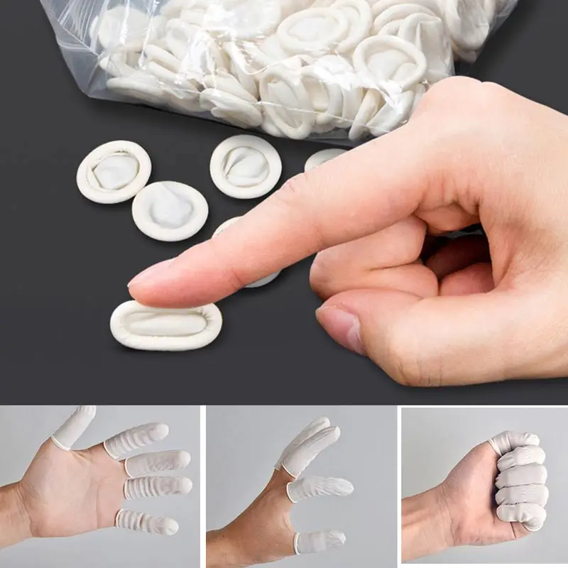 

Besta 300pcs Disposable Tattoo Eyebrow Microblading Accesories Finger Glove Finger Cover for Tattoo Makeup Accesories