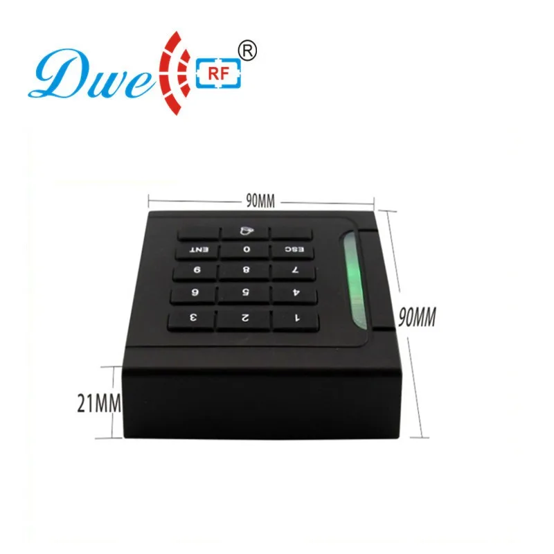 DWE CC RF Бесконтактный RFID считыватель карт клавиатура Wiegand 26 или Wiegand 34 сканер EM ID MF считыватель D302 - Цвет: 13.56mhz wiegand34