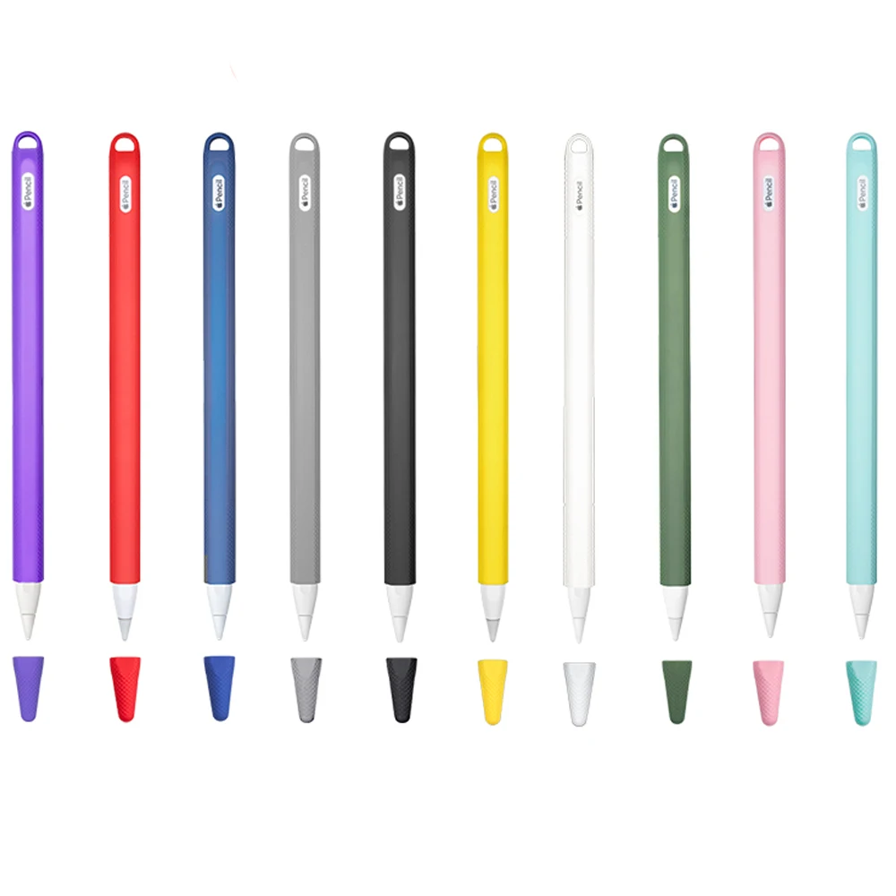 Мягкий силиконовый чехол для Apple Pencil 2 Чехол iPad Pro 2018 сенсорный Стилус планшета