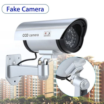 

Waterproof Dummy Fake CCTV Camera With Flashing LED For Outdoor or Indoor Realistic Looking fake Camera for Security