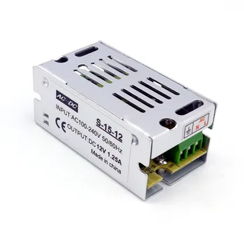 

Led Strip Driver Dc 12V 15W Switching Power Supply for 3528 and 5050 Lights