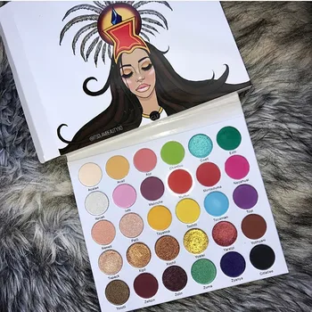 

Makeup Pallete 30 Colors Pearlescent Shimmer and Shiny Eye Shadow Powder For Beauty Cosmetic Waterproof Long Lasting Sombra +