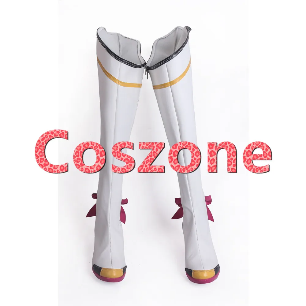 The idolmaster: Stella этап Takane Shijou белый Косплэй ботинки на Хэллоуин Карнавальный Маскарадный костюм аксессуары
