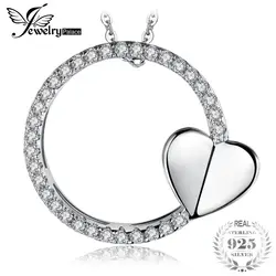 JewelryPalace Forever Love 0.3ct кубического циркония кулон сердце 100% 925 пробы silve модные ювелирные украшения не включают цепь