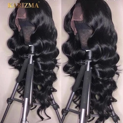 Karizma 13*4 Loose Wave Lace Front Human Hair Wigs For Women Pre Plucked Brazilian Remy Hair Wigs Bleached Knots With Baby Hair Karizma 13*4 Loose Wave Lace Front Human Hair Wigs For Women Pre Plucked Brazilian Remy Hair Wigs Bleached Knots With Baby Hair