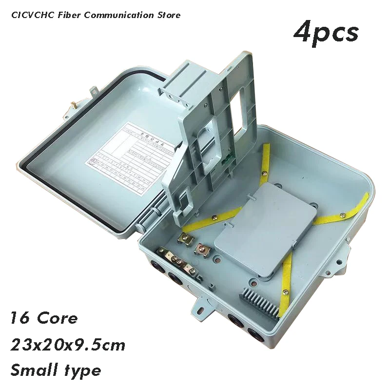

4pcs Fast shipping Small FTTH Box for 16 Core or PLC Plug-In Type /Fiber Optic Distribution Box/FTTH distribution box