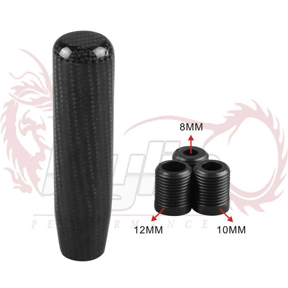 130mm Universal CarbonFiber Aluminium Alloy Long shift knobs /Automatic