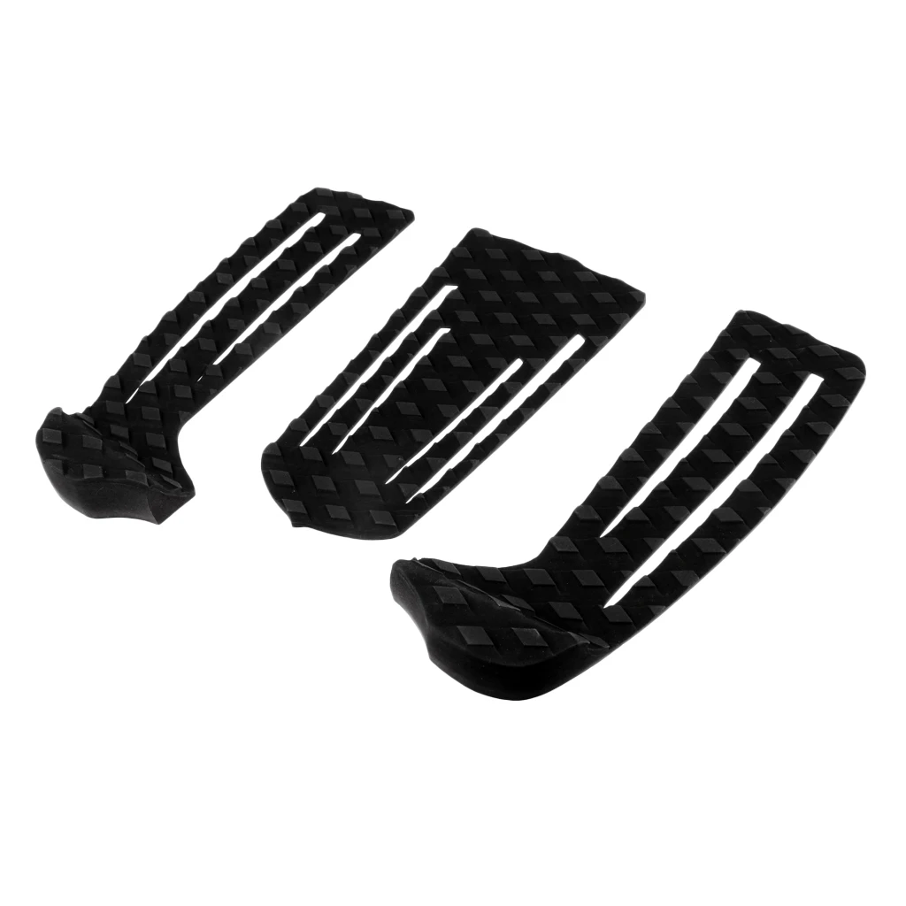 3 Pieces Skimboard Tail Pad Longboard Traction Pad Surfboad Longboard Funboard Mat Outdoor Stomp Pads Surfing Accessories