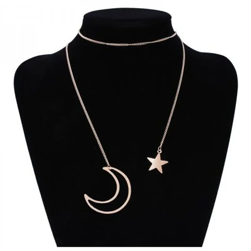 Модное женское ожерелье из сплава, s& Кулоны, колье, ожерелье золотого цвета с кристаллами, ожерелье для женщин, подарок - Окраска металла: x17gold