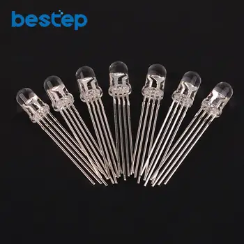 

20PCS 5mm RGB Ultra Bright led 3.1-3.3V 18000-20000MCD Common Cathode