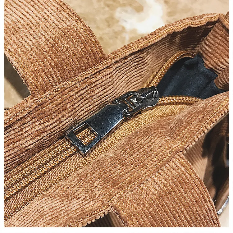 DWTS Вместительная женская Вельветовая Сумка-тоут, Женская Повседневная однотонная сумка на плечо, складная многоразовая Женская пляжная сумка для покупок