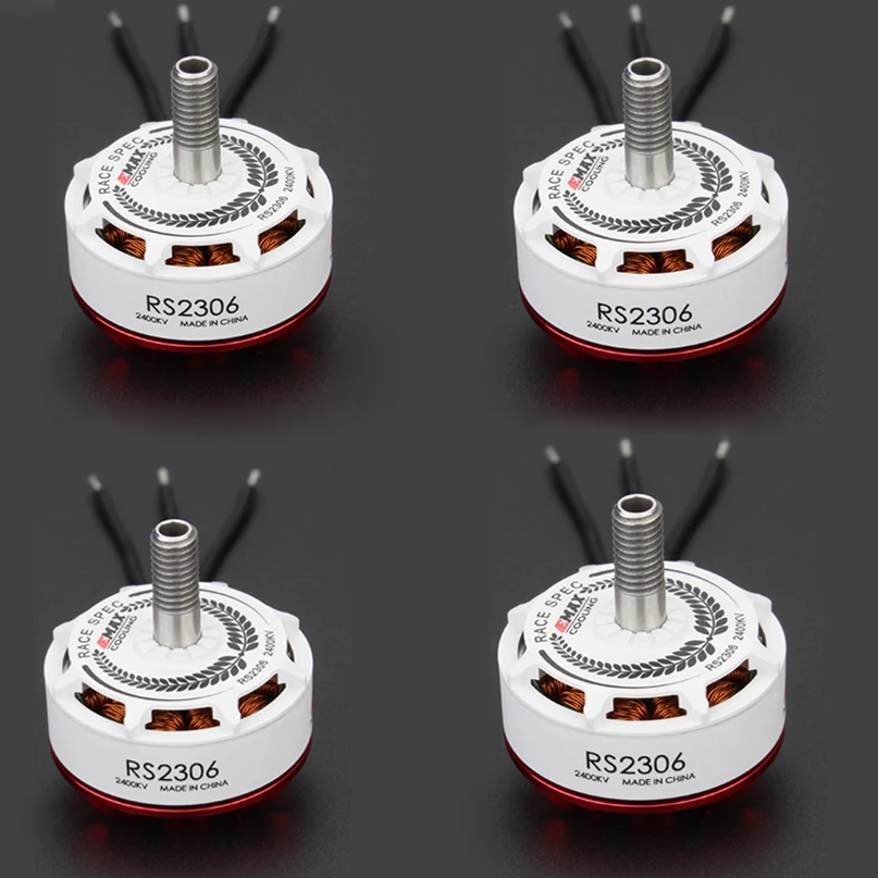

4PCS/lot EMAX RS2306 2400KV 2750KV Brushless Motor 3-5S for FPV Racer Drone Quadcopter