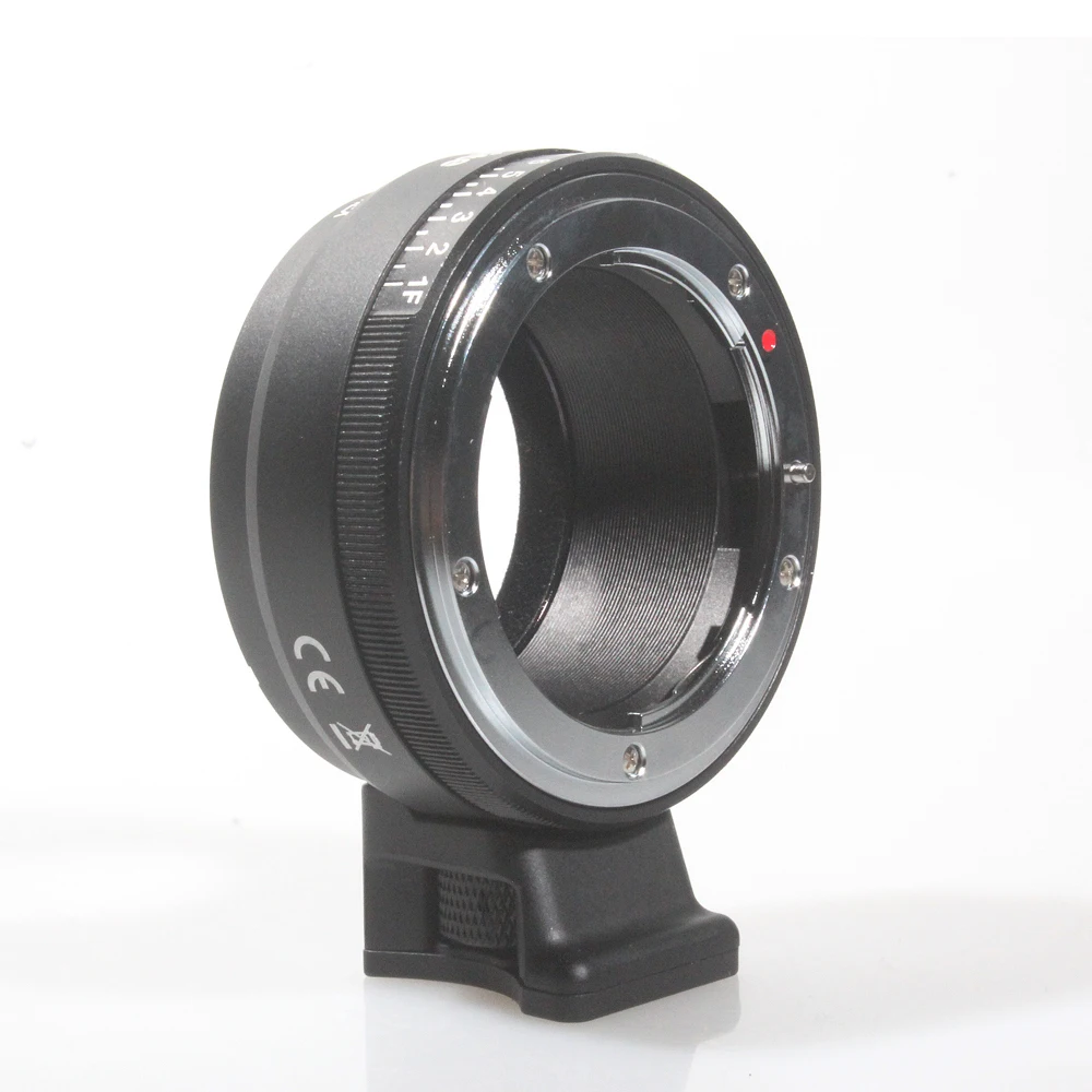 Commlite Lens Mount Adapter with Aperture Dial, Nikon G,DX,F,AI,S,D