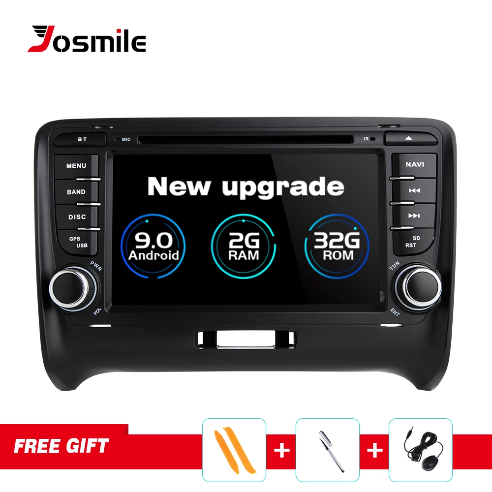 

Android 9.0 Car DVD Multimedia Player Autoradio GPS For Audi TT 2006-2012 Quad Core Canbus DDR3 2GB OBD2 TPMS Wifi Navigation