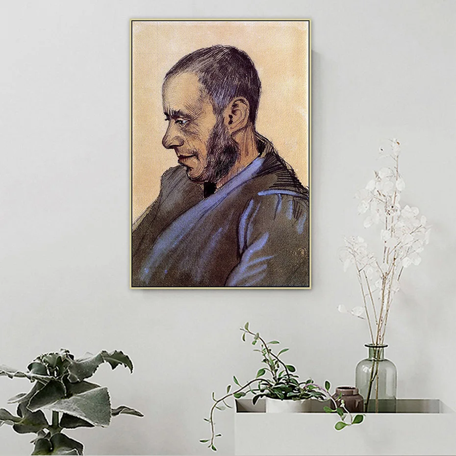 

The Bookseller Blok Van Gogh Famous Master Artist Canvas Painting Poster and Print Wall Art Pictures for Living Room Home Decor