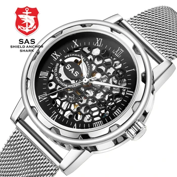 

Automatic Watch Brand Luxury Men Watch Military Stainless Steel Sport Business Metal Wristwatch Mechanical Watches Men Relojes