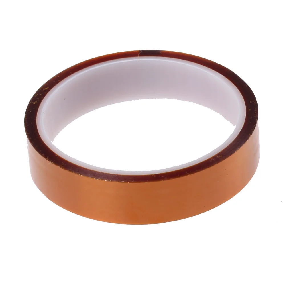 High temperature heat tape tape brown high temperature resistant plastic 20mm wide 33M long to