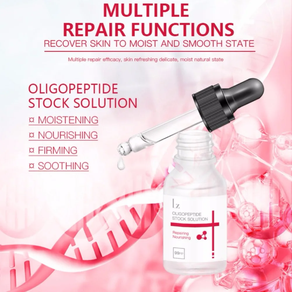 Oligopeptide Stock Solution Deep Hydration Essence Strong Moisturizing Anti-Drying Firming Skin Brighten Skin Color Face Serum