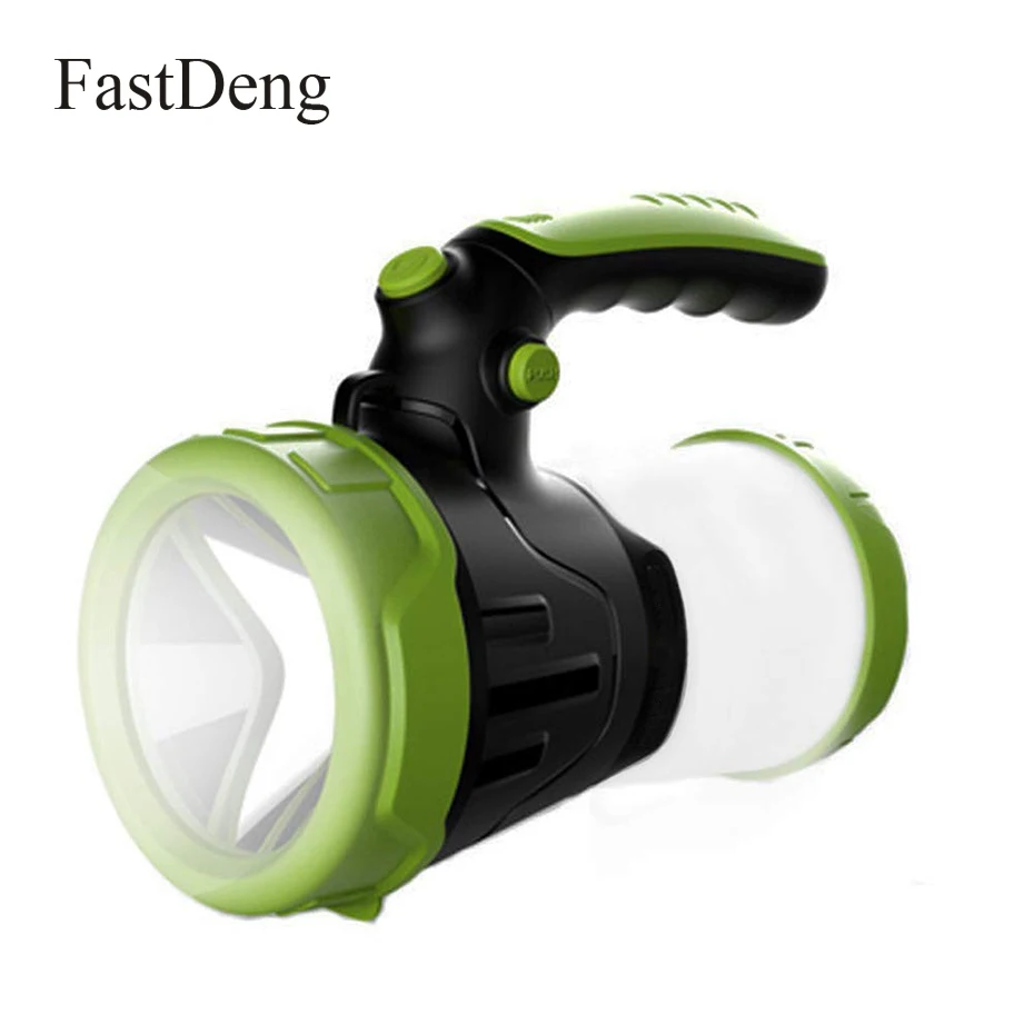 

Rechargeable LED Spotlight 20w Multi Function Outdoor Camping Lantern Flashlight Power Bank Work Torch Waterproof LED Searclight