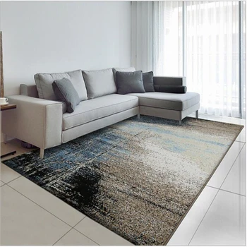 

160X230cm New Abstract Nordic Style Polypropylene Delicate Soft Large Carpet For Living Room Bedroom Fashion Rug Home Floor Mat