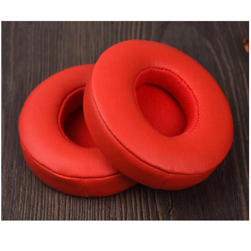 Premium Leather Headphone Earpads - Replacement Foam Cushion Covers (2 Pairs)