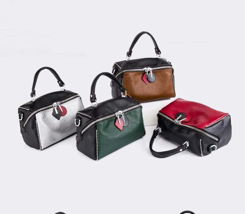 NIGEDU сумки женские кожаные сумки через плечо Маленькие модные заклепки широкий ремень Женская сумка через плечо роскошные сумки дизайнерские сумки bao