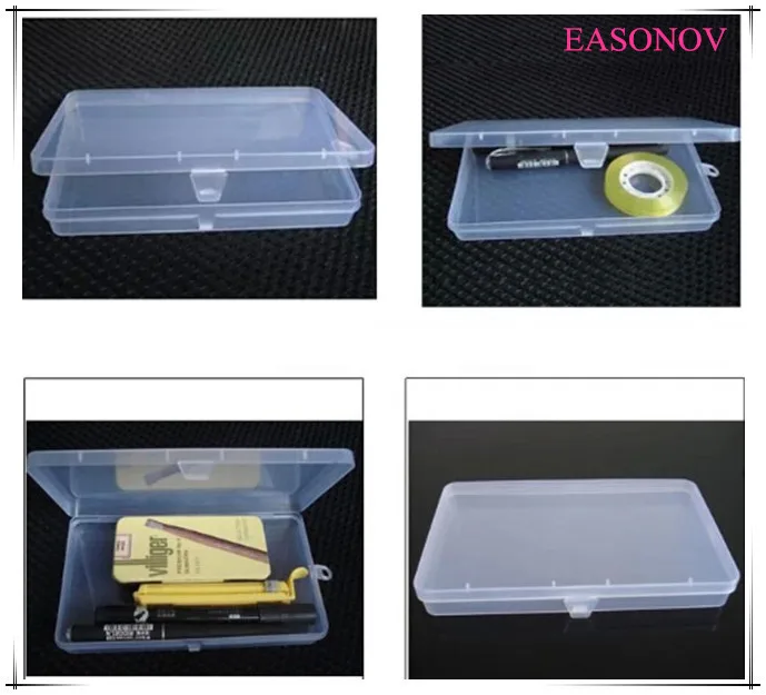 

free shipping! PP rectangular transparent box plastic box jewelry parts element small box