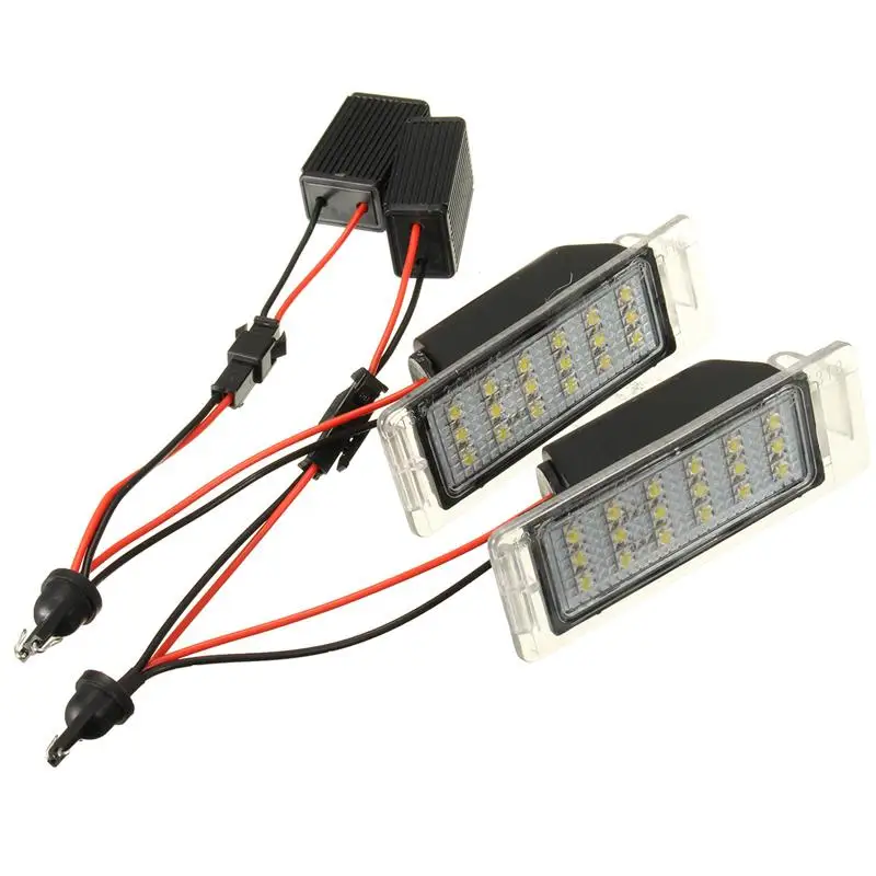 1 пара ошибок автомобиля 18 SMD светодио дный LED номерные знаки для мотоциклов свет номерной знак лампы Chevy/Camaro/Cruze