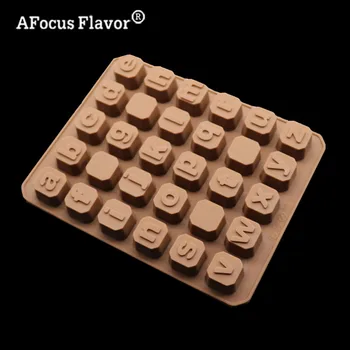 

1 Pc DIY 3D Silicone Mold Chocolate Fudge Cake Decorated Alphanumeric Food-grade Kitchen Baking Cakes Biscuits Forming Tools