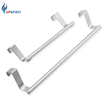 

Upspirit Stainless Steel Single Towel Rack Cabinet Cupboard Drawer Hanging Holder Door Hook Kitchen Hand Wipe Towel Hanger Shelf