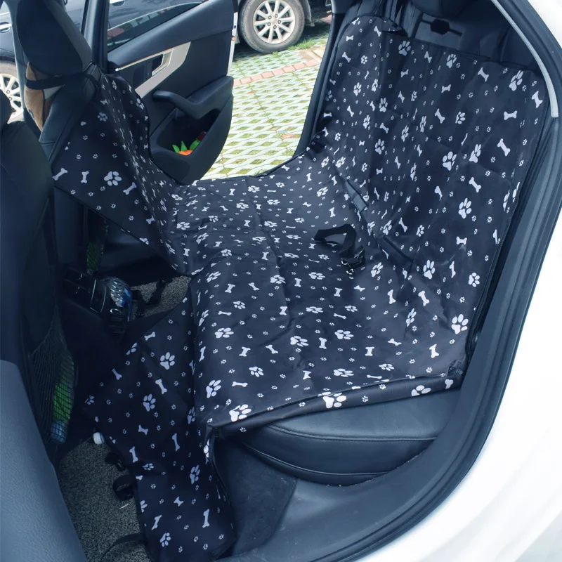 Водонепроницаемый чехол для сиденья для собак, Оксфорд, домашние животные, переносная складная подушка для гамака на молнии, коврик для багажника, защитный чехол для переноски, Органайзер