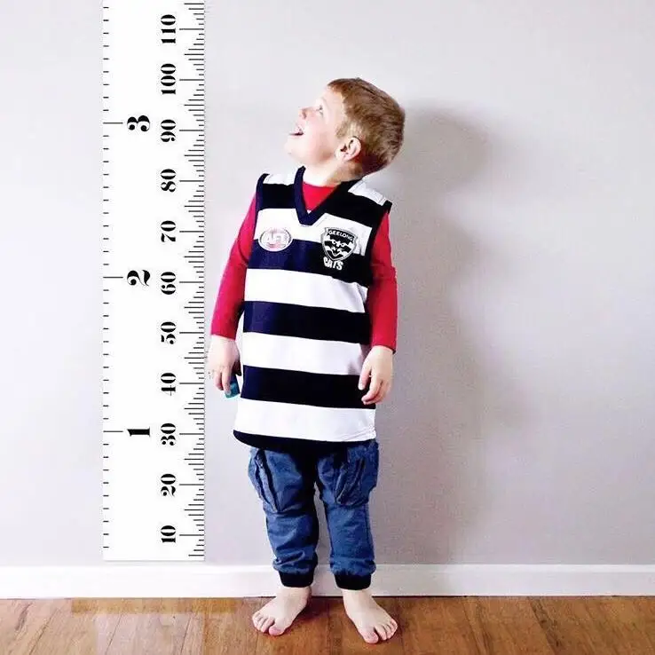 Children Growth Chart Height Ruler Wall Sticker Ruler Growth Chart Wall