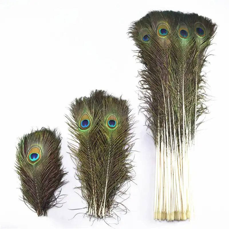 10-500pc Quality Beautiful Natural Peacock Feather 32-36inch//80-90cm Wholesale