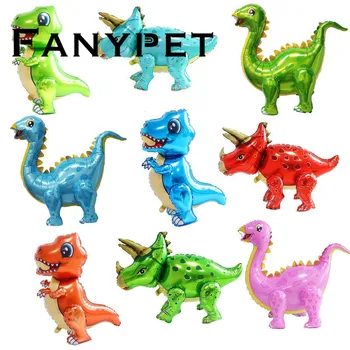 

10/20/50pcs Large 3D Walking Dinosaur Foil Balloons boy Birthday Party Decorations Kids world animal Globos kids Toys