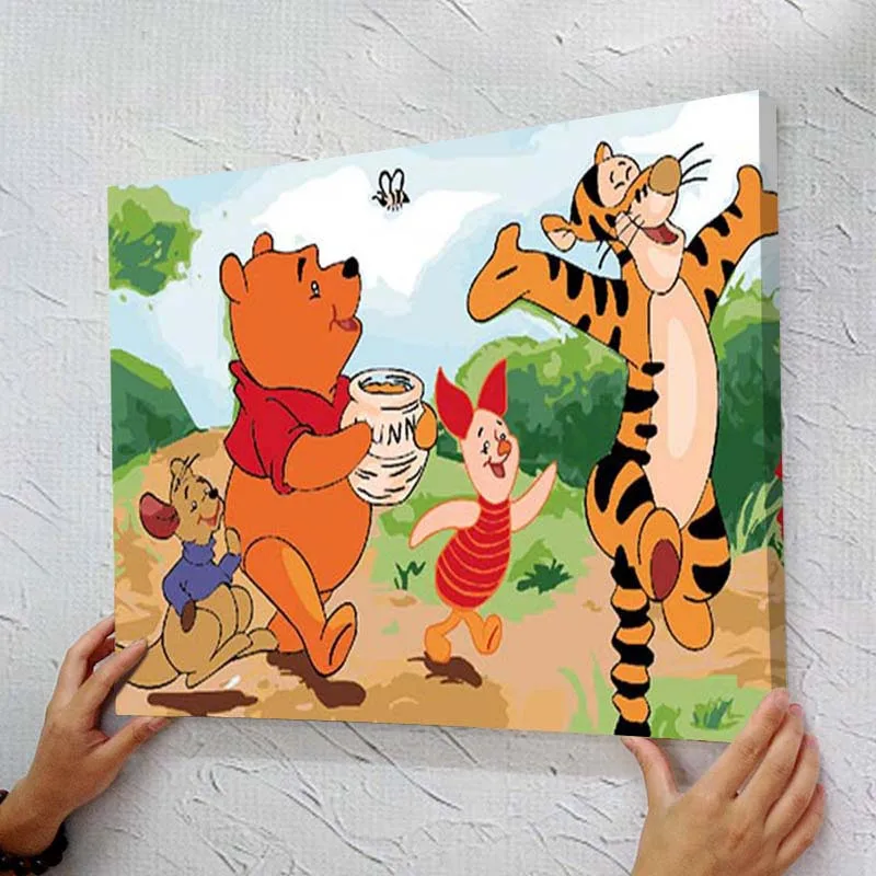 diy oil painting by numbers for kids 40x50 with frame acrylic cartoon drawing on canvas for - Drawing And Painting For Kids diy oil painting by numbers for kids 40x50 with frame acrylic cartoon drawing on canvas for - Drawing And Painting For Kids