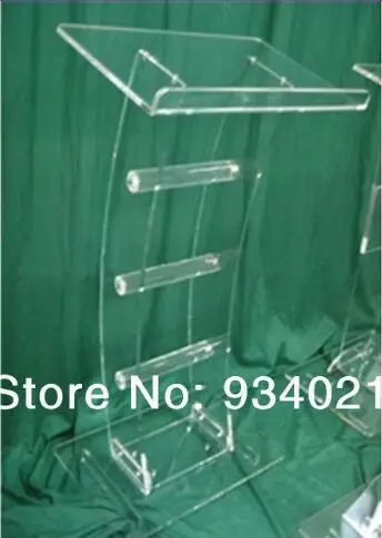 Free Shipping Transparent acrylic lectern Acrylic Classroom Lectern Podium / Acrylic Podium table