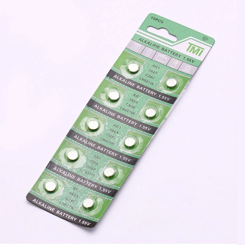 10PCS Watch Battery 364A 621 AG1 1.55V LR621W Alkaline Watch Accessories  Electronic Battery Button Coin Cell Batteries