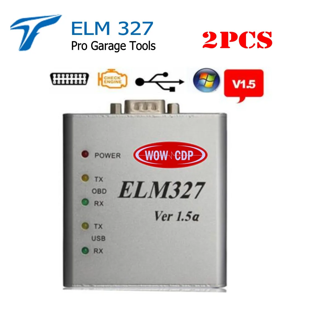 Wow CDP ELM327 металлический алюминиевый OBD2 автоматический диагностический