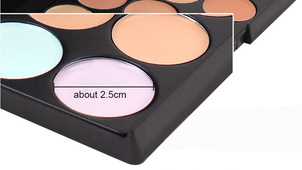 15 Color Contour Palette Make Up Base Set Professional Concealer Palette Makeup Brush Face Cream Concealer Cosmetic (34)