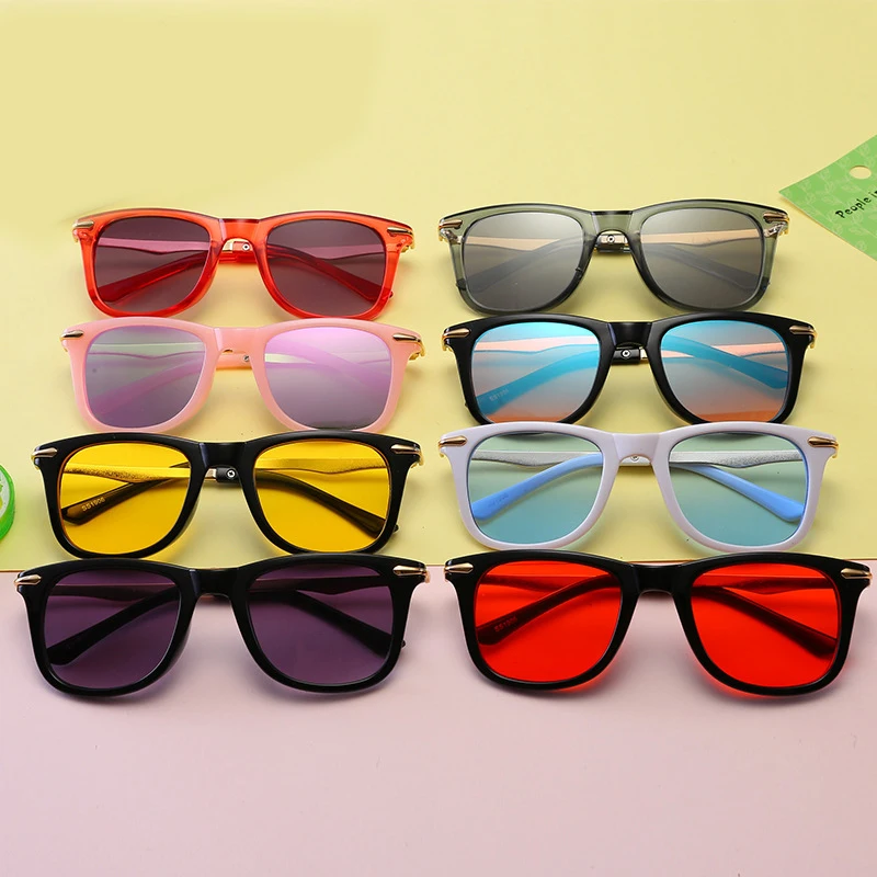 Iboode Новые солнцезащитные очки Детские классические квадратные солнцезащитные очки для детей мальчиков и девочек подарок УФ 400 Защита Детские солнцезащитные очки