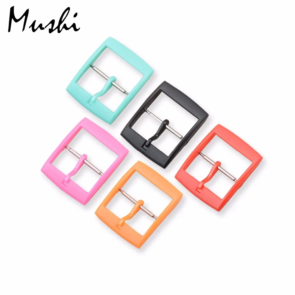 Аксессуары для часов MS образец ремешка пряжка силиконовые ремешки пластиковая 16