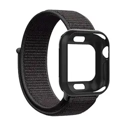 ASHEI нейлон спортивная петля ремешок с чехол для Iwatch Apple Watch 4-полосный 44 мм 40 мм ремешки мужской женский браслет