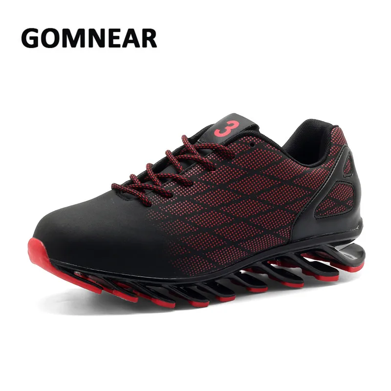 

GOMNEAR Men's Running Shoes Men Summer Sneakers Outdoor Blade Damping Wear-resistant Walking Shoes Breathable Jogging Boots