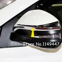 Аксессуары для автомобиля, наружное АБС хромированное зеркало заднего вида, декоративная полоска, накладка, 2 шт. для Toyota Harrier 2013- XU60