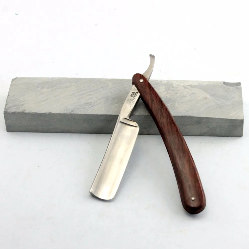 Classic Straight Razor Cut Throat Gold Dollar 800 W/ 3000 Whetstone Barber Toolgold dollar 800